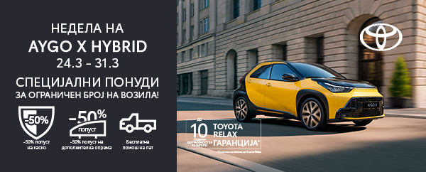 Новата Toyota Aygo X Hybrid