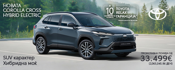 Новата Corolla Cross Hybrid Electric