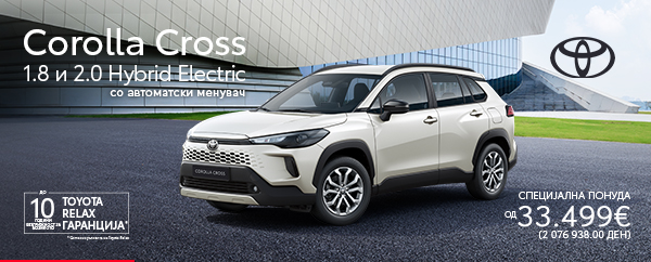Новата Corolla Cross Hybrid Electric